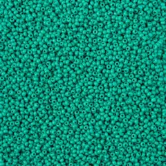 John Bead Terra Intensive 11/0 Czech Glass Seed Beads, 250g Dark Green Matte