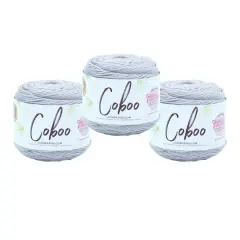 3 Pack Lion Brand&reg; Coboo&reg; Yarn Silver