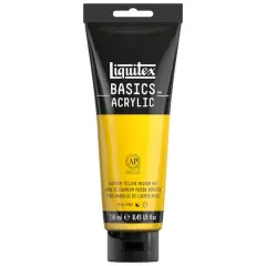 Liquitex BASICS&reg; Acrylic Paint, 8.5oz. 830 Cadmium Yellow Medium Hue