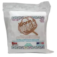 Warm & White&reg; 90" x 108" Pre-Cut Queen Cotton Batting