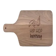 Hip Hop Hooray 17" x 8" Walnut Paddle Cutting Board
