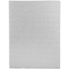 JAM Paper Corrugated Textured 2-Pocket Folders, 6ct. White