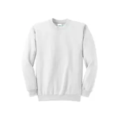 Port & Company&reg; Essential Fleece Crewneck Sweatshirt White