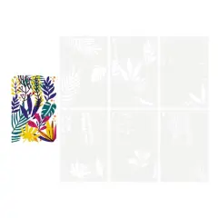Tropical Foliage Layering Stencils by Recollections&trade;