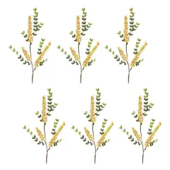32" Yellow Berry Foliage Sprays, 6ct.