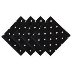 DII&reg; Polka Dot Napkins, 4ct. Black and White