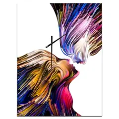 Designart Metaphorical Mind Painting Rectangular Wall Clock