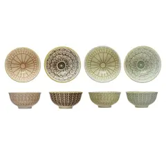 Hello Honey&reg; Painted Patterns Stoneware Bowl Set
