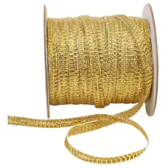 JAM Paper 1/4" Metallic Pull Bows, 50yd. Gold