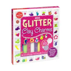 Klutz&reg; Make Glitter Clay Charms Kit