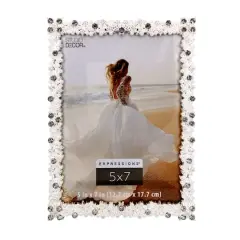 Expressions&trade; 5" x 7" Celestial Jeweled Frame by Studio D&eacute;cor&reg;