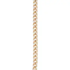 18" White & Gold Enamel Curb Chain by Bead Landing&trade;