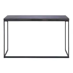 Black Contemporary Metal Console Table, 33" x 52"