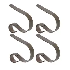 Haute Decor Antique Brass MantleClip Jr., 4ct.