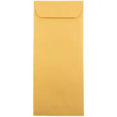 JAM Paper #10 Policy Metallic Business Envelopes, 25ct. Gold Stardream