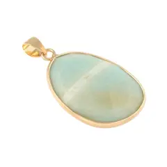 Faceted Amazonite Teardrop Pendant by Bead Landing&trade;