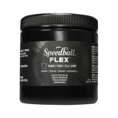 Speedball&reg; Flex&trade; 8oz. Ebony Fabric Screen Printing Ink