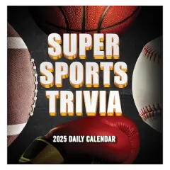 TF Publishing 2025 Sports Facts & Trivia Daily Desktop Calendar