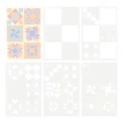 Quilt Layering Stencils by Recollections&trade;