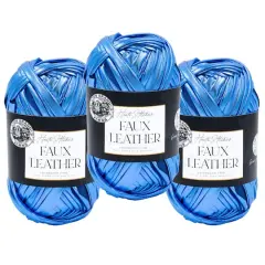 3 Pack Lion Brand&reg; Haute Stitches Faux Leather Yarn Cruise