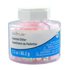 Fine/Jumbo Glitter Stacker Rose Quartz