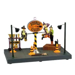 Lemax&reg; Spooky Town&reg; Zoomie Brooms Flying School