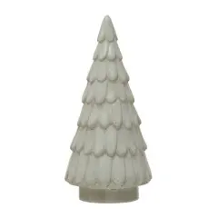 Hello Honey&reg; 9" White Reactive Glaze Stoneware Tree
