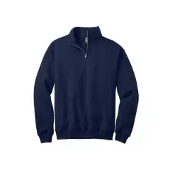 JERZEES&reg; NuBlend&reg; 1/4-Zip Cadet Collar Sweatshirt Navy