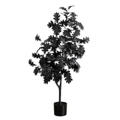 4ft. Artificial Halloween Black Oak Tree