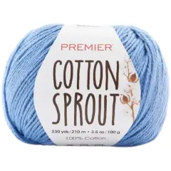 Premier&reg; Cotton Sprout&trade; Yarn Cornflower