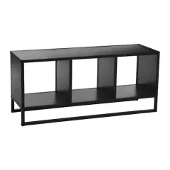 Household Essentials Jamestown 43" TV Stand Black Oak