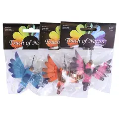 JAM Paper Multicolored Hummingbird Floral Accessories, 3ct.