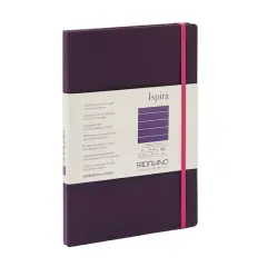 Fabriano&reg; Ispira A5 Lined Hardcover Notebook Purple
