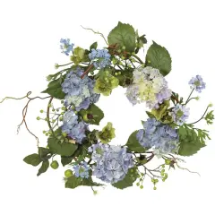 20" Blue Hydrangea Wreath