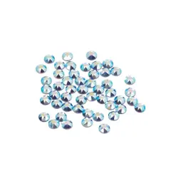 SS16 Round Hotfix Austrian Crystals by Bead Landing&trade;, 50ct. Sapphire Aurora Borealis