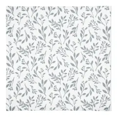 Delicate Floral Cotton Twill Napkin Blue/White