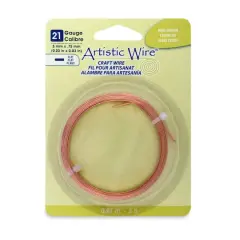 Artistic Wire&reg; 21 Gauge Flat Craft Wire Bare Copper