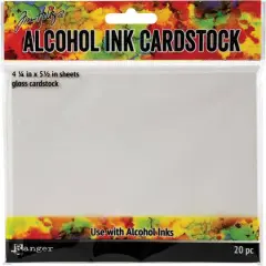Ranger Tim Holtz&reg; 4.25" x 5.5" Alcohol Ink Cardstock, 20ct.