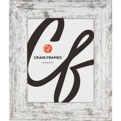 Craig Frames American Barn Alabaster White Picture Frame