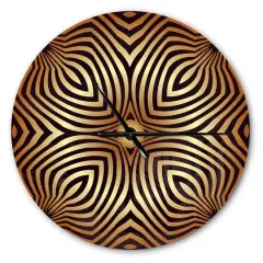 Designart 'Convex Symmetrical Ellipse Modern Wall Clock