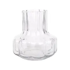 6" Clear Ribbed Glass Vase by Ashland&reg;