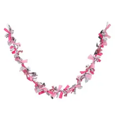6ft. Pink Fabric Garland by Ashland&reg;
