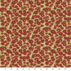 Susan Winget Packed Poppy Cotton Fabric