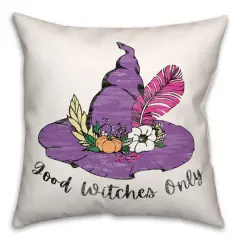 Good Witches Only 18" x 18" Spun Poly Pillow