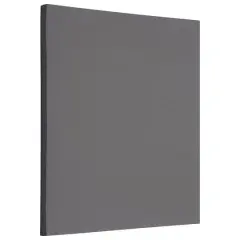 JAM Paper Matte 8.5'' x 11'' 28lb. Paper, 50 Sheets Dark Gray