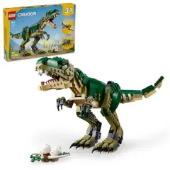 LEGO&reg; Creator 3in1 T. rex, Dinosaur Toy for Kids 31151