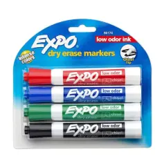 Expo&reg; Chisel Tip Dry Erase Marker Set