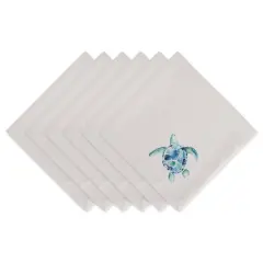DII&reg; Turquoise Turtle Cloth Dinner Napkins, 6ct.