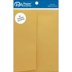 PA Paper&trade; Accents 5.25" x 7.25" Pearlized Envelopes, 25ct. Gold
