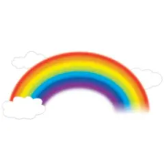 RoomMates Over The Rainbow Peel & Stick Giant Wall Decal